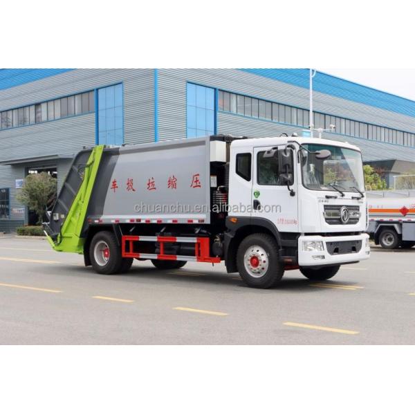 12 Square Sanitation Garbage Compression Truck with Design and Euro 4 Emission Standard