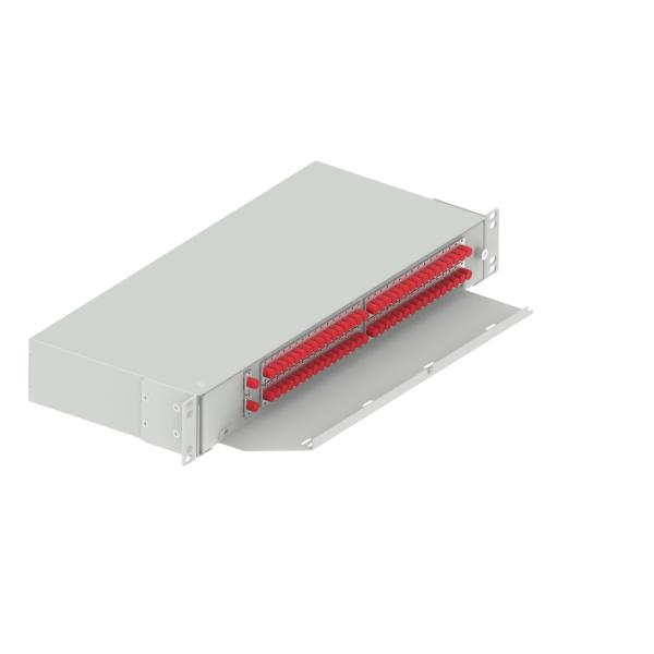 19-Inch FC UPC Swing Optic Fiber Patchpanel Sub-ODF for Network Fiber Optic Splitter