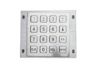 Matriz industrial impermeável do teclado numérico numérico 4x4 com os 16 conectores opcionais das chaves lisas
