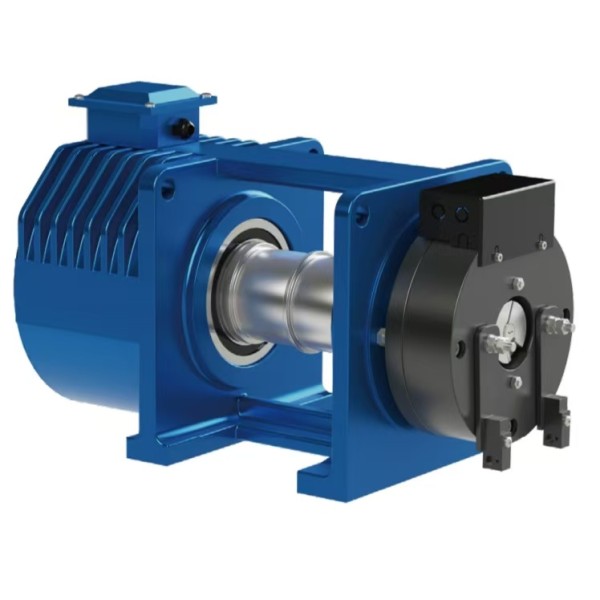 Permanent Magnet Synchronous Gearless Belt Elevator Traction Machine Elevator Parts