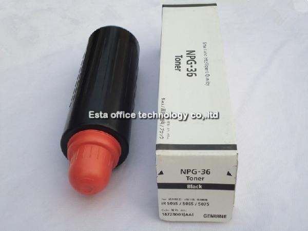 Original preto do tonalizador NPG36 do cartucho de Canon para copiadoras de Canon IR5055