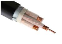 Envoltura externa de encargo de acero de la cinta 0.6-1KV de la base del negro acorazado multi del cable eléctrico
