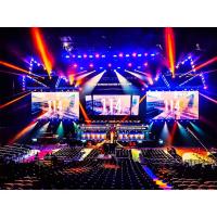 Video a todo color Fondo de pared Dj Stage Alquiler de pantalla LED Curva 8X5 P3 P3.91 P3.9 3.9Mm