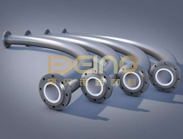 Abrasion Resistant Ceramic Sleeve Lined Pipe Elbows Lithium Battery Wear-Resistant Ceramic Tubes