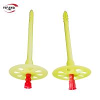 8*142mm Pins térmicos de plástico versáteis para isolamento de parede seguro