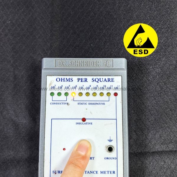 Black Conductive Shielding Electromagnetic ESD Antistatic Fabric