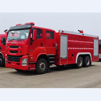 ISUZU Giga Foam Fire Trucks 351hp-450hp Fire Fighting Water Truck