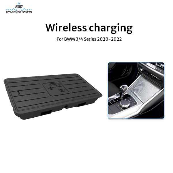 BMW 2020 2022 15W Automotive Wireless Charging Pad Iphone Charging Mat For Car