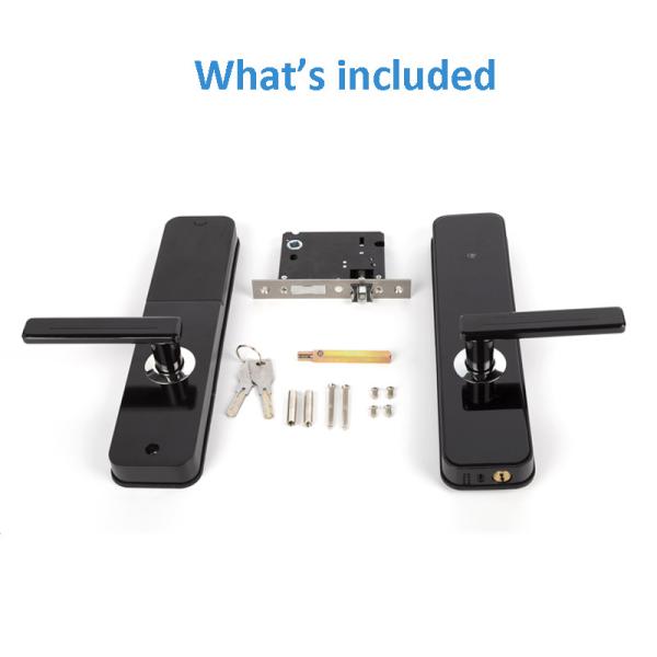 Verrouillage électronique de porte sans clé NFC/IC Déverrouillage de carte avec clavier à écran tactile