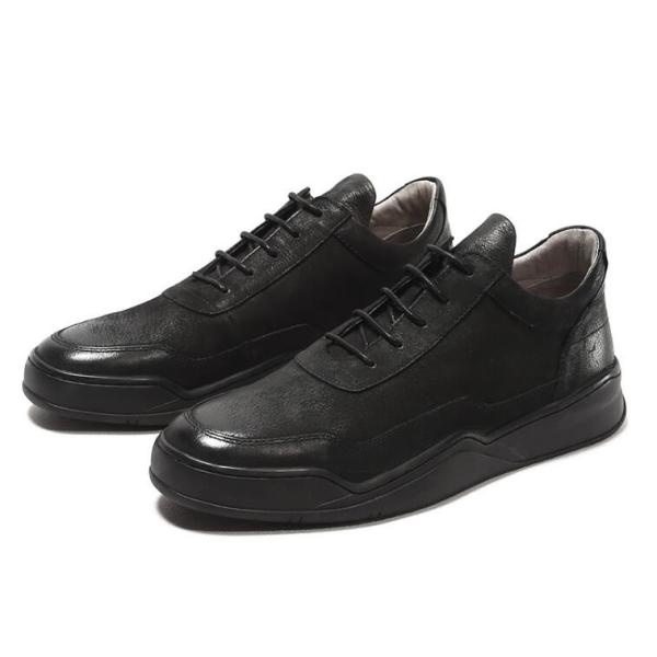 Calzado casual de cuero masculino de otoño / primavera Calzado de cuero marrón hecho a mano