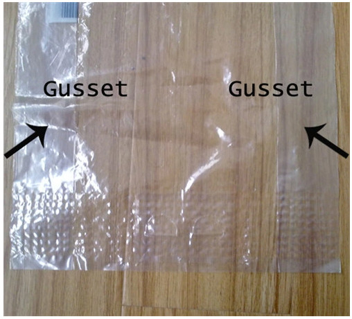 Сумка Gusset пластикового PE бортовая наклеивая LDPE машины для сумки пеленки
