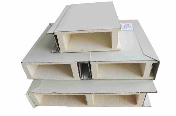 Panneau sandwich creux MGO en acier inoxydable blanc pour les applications en salle blanche