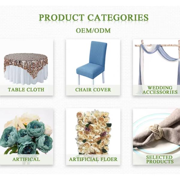 Polyester Wedding Pleated Skirt Chair Ruched Red White Banquet Hall Dining