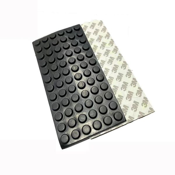Customized Black Round Silicone Rubber Shockproof Rubber Foot Pad