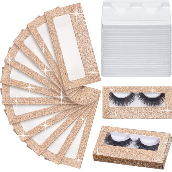 Private Label False Eyelash Packaging Box Lashes Paper Box for Printing Handling