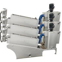 Presse à vis multi de asséchage de machine de boue de traitement des eaux usées 1-2500kgs/H