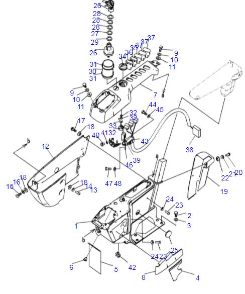части экскаватора монтажной схемы радио кабины 20Y-06-16920 20Y0616920 PC200-8M0