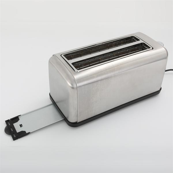 Horno de pan aprobado por la CE de la tostadora de 4 rebanadas de acero inoxidable con logotipo personalizado