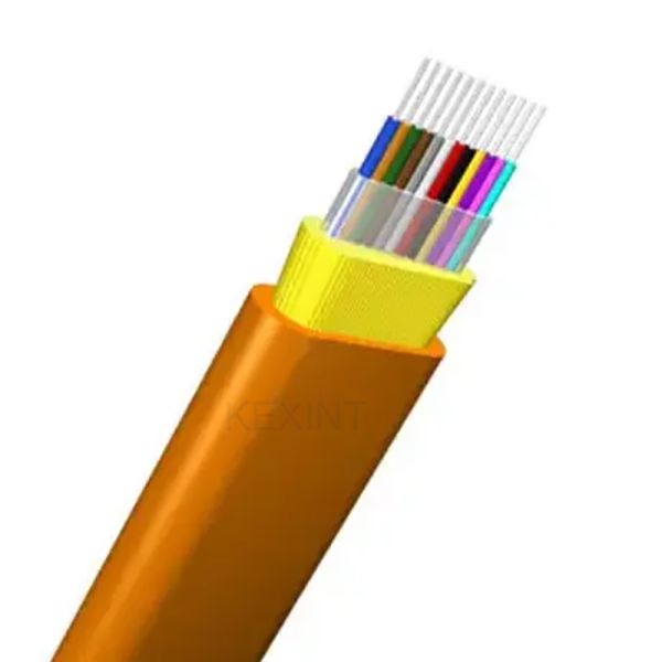 High Flexibility GJFDKBV Ribbon Optical Cable Flame Retardant For High Density Networks