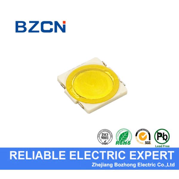 4 Pin Momentary Switch , Tactile Push Button Switch Ultra Yellow Thin Firm