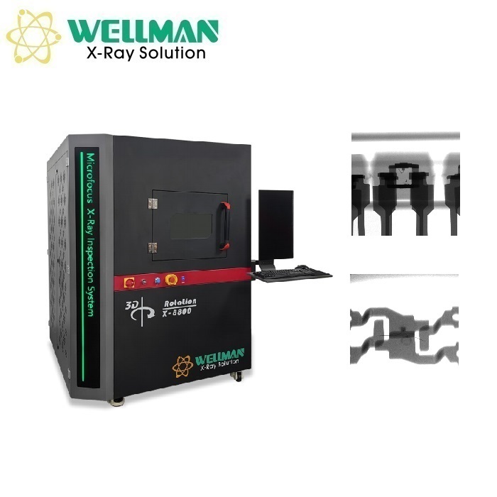 Microfocus BGA X-ray machine for accurate testing, 90kV max, 5μm focal spot.