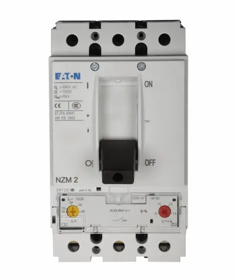 Eaton NZMN2-VE250 molded case circuit breaker rated DC voltage 750V 3-pole