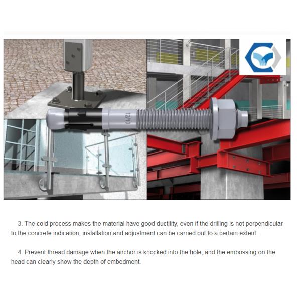 DIN Standard M16 304 Нержавеющая сталь расширительный болт для лифта специальный болт