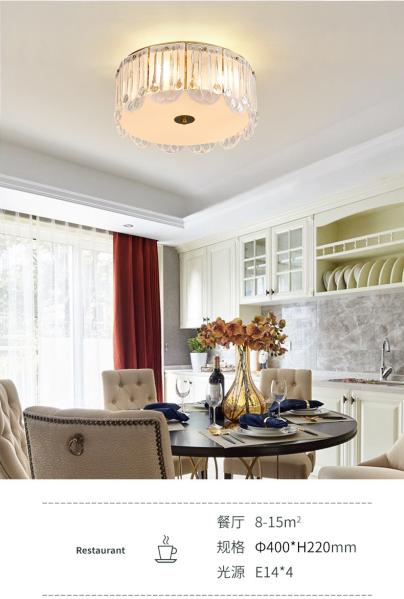 Modern Post-modern Ceiling Lamp Warm And Romantic Small Living Room Lamp mid century ceiling lamp(WH-CA-82)