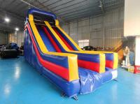 Commercial 0,55mm pvc lonas gigantes infláveis Slides Outdoor infláveis Slides de água Castelo para crianças e adultos