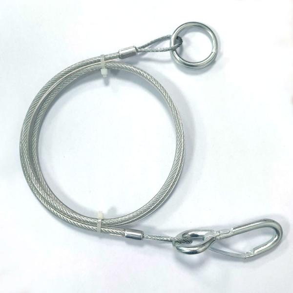 TPU PU PVC PA Coating Steel Wire Rope Sling Stainless Steel Wire Rope Safety Cable