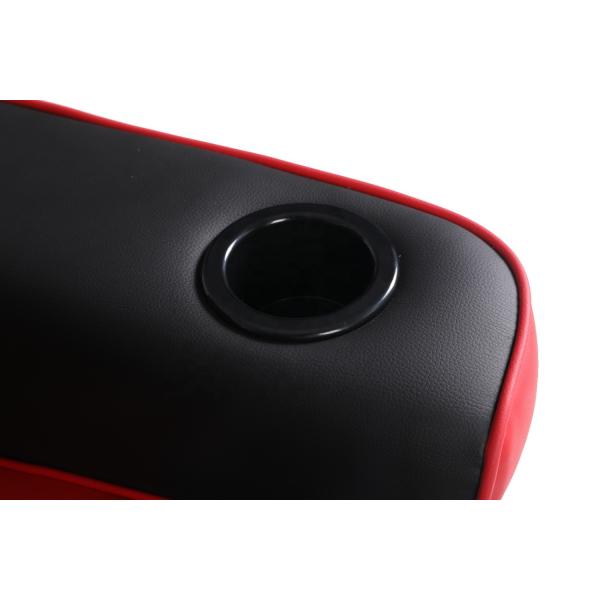 Traditional Design Luxury Gaming Chair with Cup Holder Bluetooth Speakers and Footrest