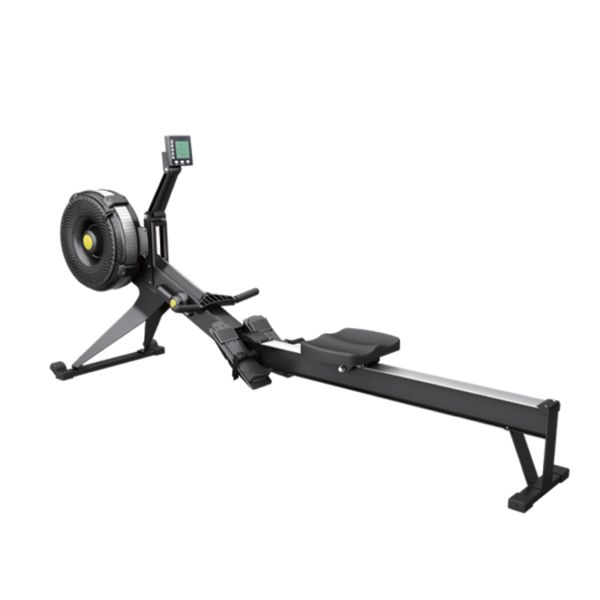 Space Efficient Cardio Gym Equipments Commercial Air Rowing Machine