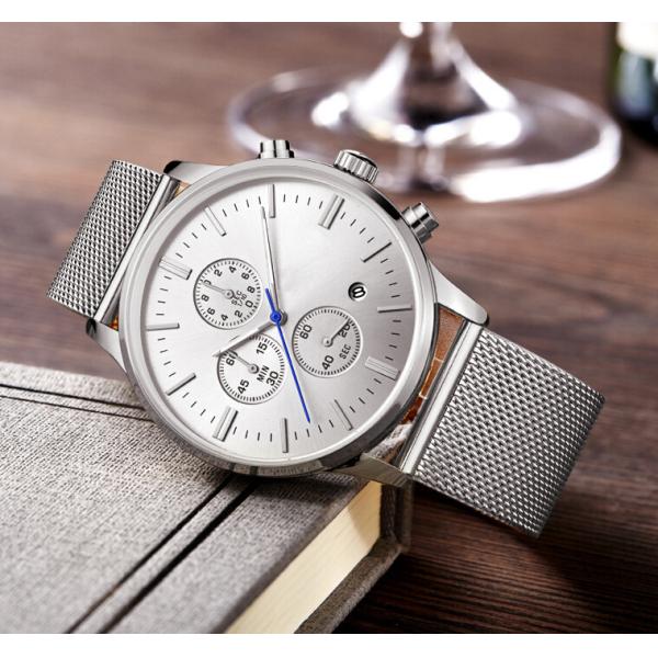 ODM Chronograph Movement Mens Quartz Watch Calendar Wrist Watch