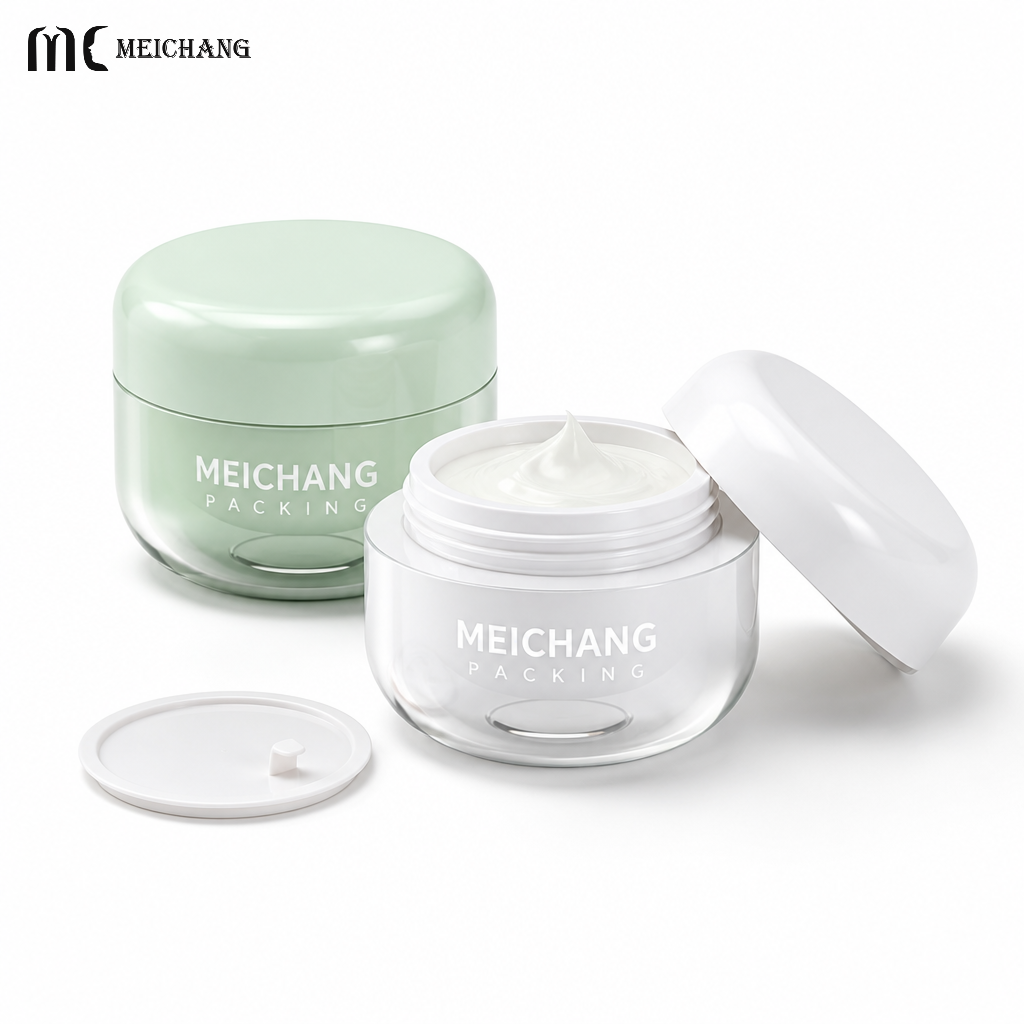 60g Refillable Cosmetic Jar with PP Replaceable Inner Liner(MC-P-562)