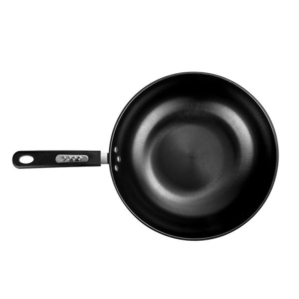 Family 12.5inch Kitchen Thick Bottom Frying Pan 9.5cm Deep 2.35kg Scratch Resistant
