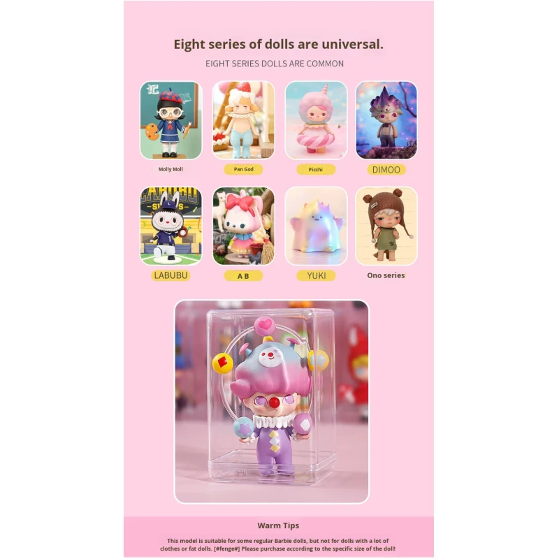 High Quality Wall-Mounted Clear Acrylic Display Case Dustproof Protection Showcase for Action Figures Toys Collectibles