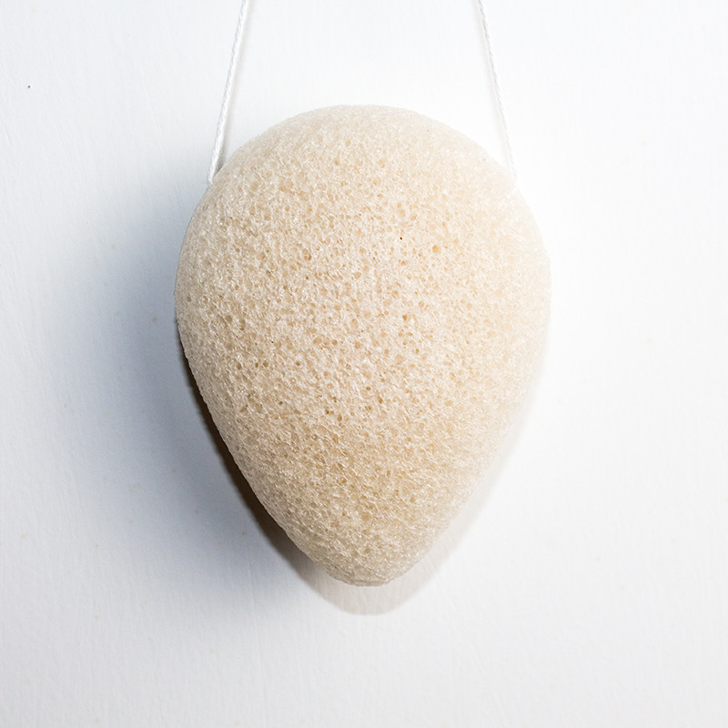 Губка градиента стороны Exfoliating естественная Konjac отсутствие губки ванны Teardrop предохранителей
