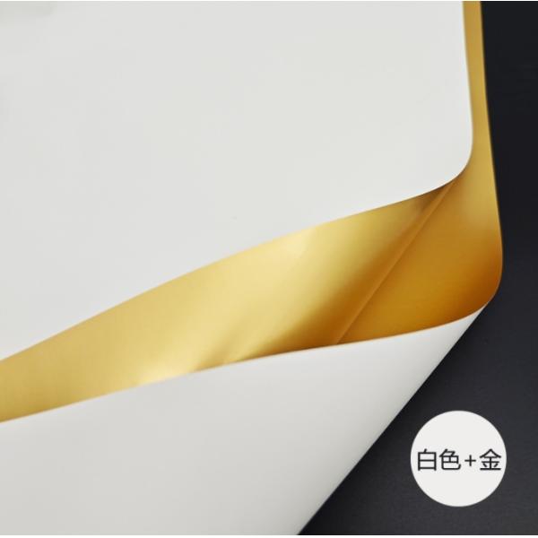 Light Luxury Series DIY Handcrafted Material with Waterproof Rose Flower Wrapping Paper in Many Colors and Pearlized Film