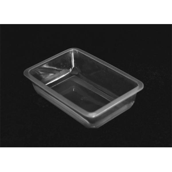 185 X 125 X 50 MM Disposable Plastic Food Trays Blister Plastic Disposable Container