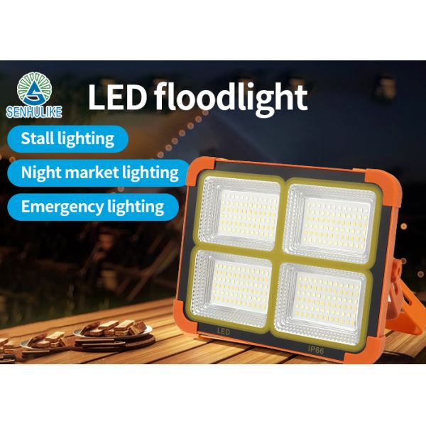 Camping Emergency Outdoor Solar LED Floodlight Compact Portable