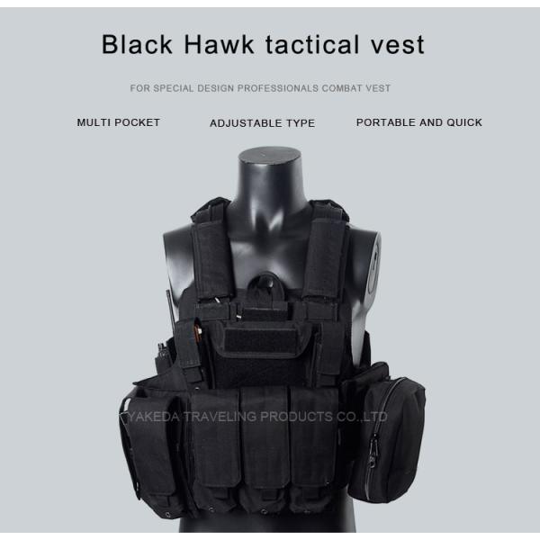 Black Hawk Tactical Vest Tactical Assault Gear Vest 600D Polyester