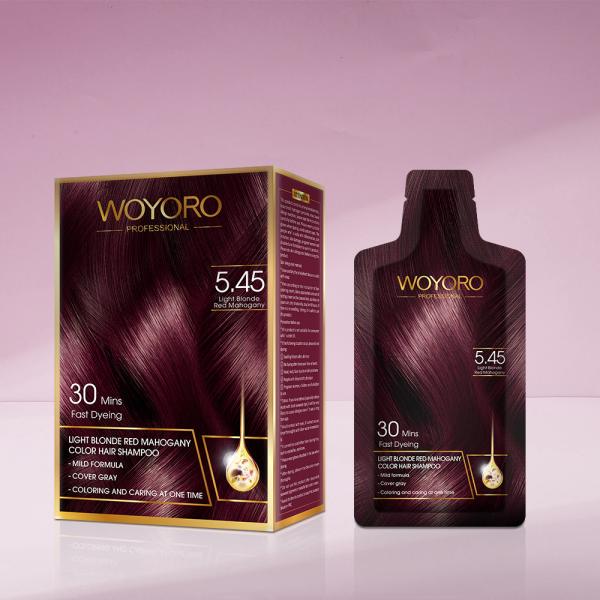 GMP 200ml Natural Color Shampoo For Covering White Hair