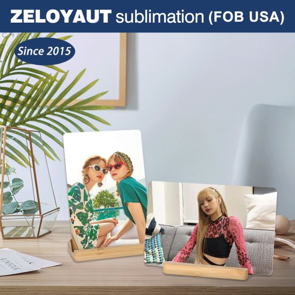 Wholesale Sublimation Blanks High Quality Hot Sales Sublimation Aluminum Sheet Photo Frame Custom HD Metal Print Blanks Gifts