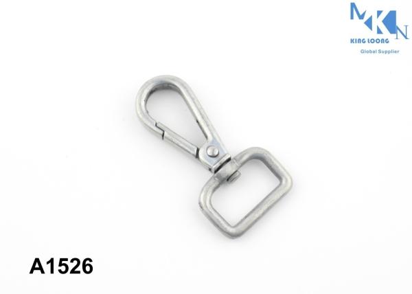 Flexible Zinc Alloy Metal Snap Clips / Die Casting Dog Snap Hook