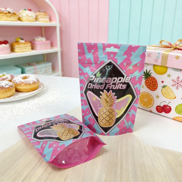 Gravure Printing Food Grade Packaging Bag Stand Up Pouch Smell Proof Dried Fruit Candy Nut Mylar Plastic Bag Custom Logo