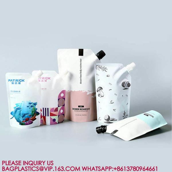 Manufacture Custom Print Liquid Pouches Fruit Juice Jelly Bag Drink Cute Baby Spout Pouch