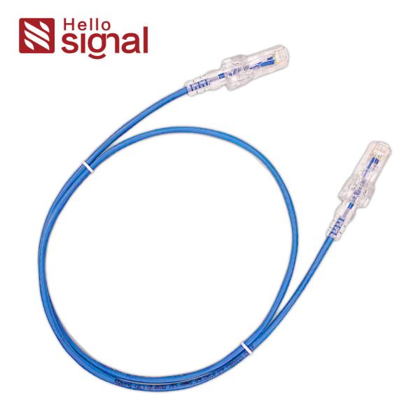 Stranded Bare Copper Conductor UTP CAT6 Patch Cord 360 Degree Stereo Rotation