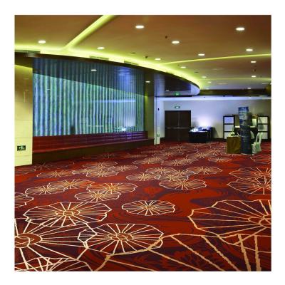 Mur tissé de tapis de nylon de laine d'Axminster pour murer la salle de bal et le banquet Hall