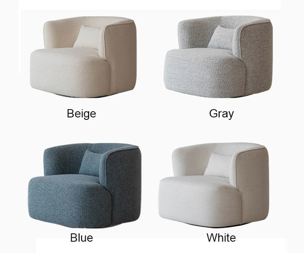 Софа гостиной кожаной одиночной овечки стула кресла отдельного человека кресла Seater ленивая