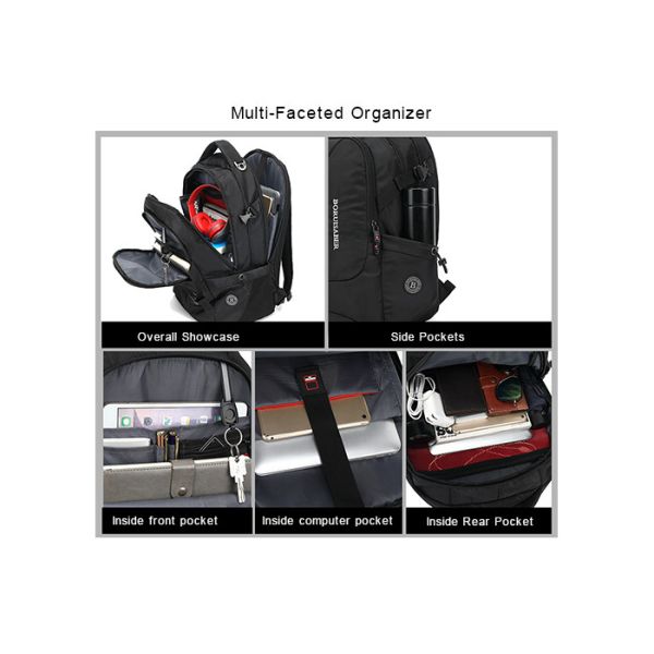 Mens Laptop Backpacks Large Capacity Oxford Waterproof Business Computer Bag For Teenage School Bags